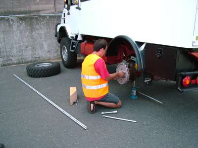 Bremach Containerscheiben